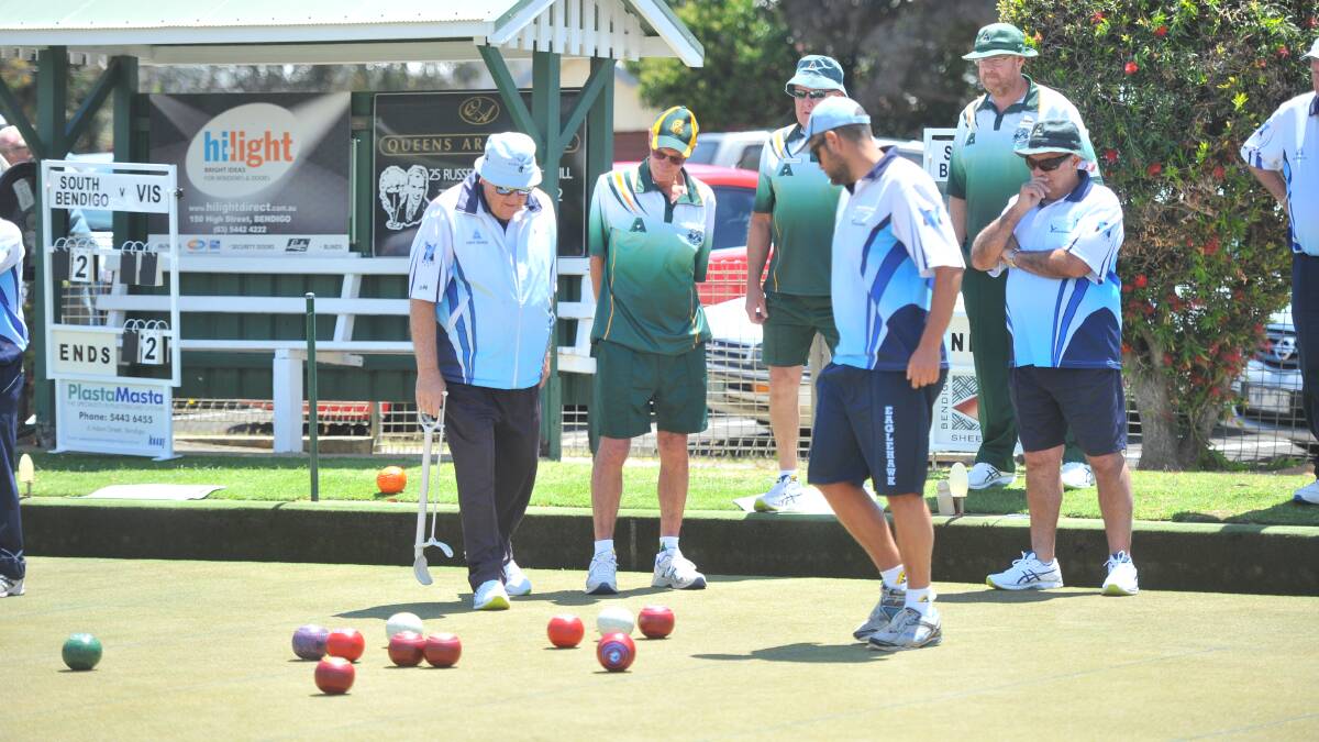 Eaglehawk defeated South Bendigo by four shots in the grand final rematch on Saturday. Picture: LUKE WEST
