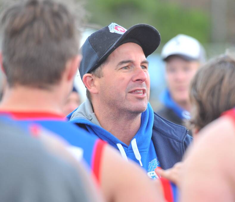 IN CHARGE: North Bendigo coach Rob Bennett has a 63-8 record at the helm.