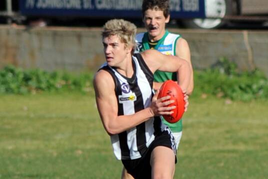 A young Dusty in 2008 playing for Castlemaine.