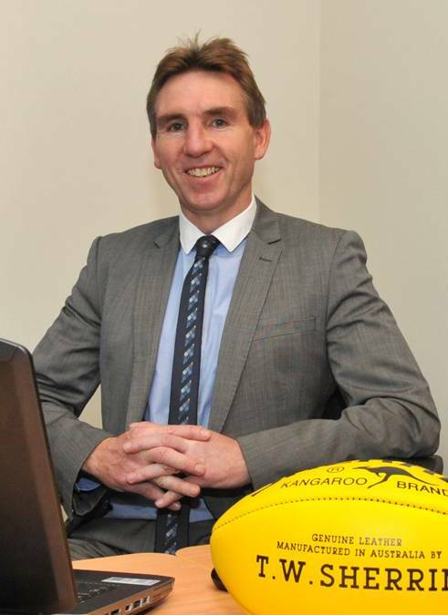 FOOTY CHIEF: AFL Central Victoria regional manager Paul Hamilton.