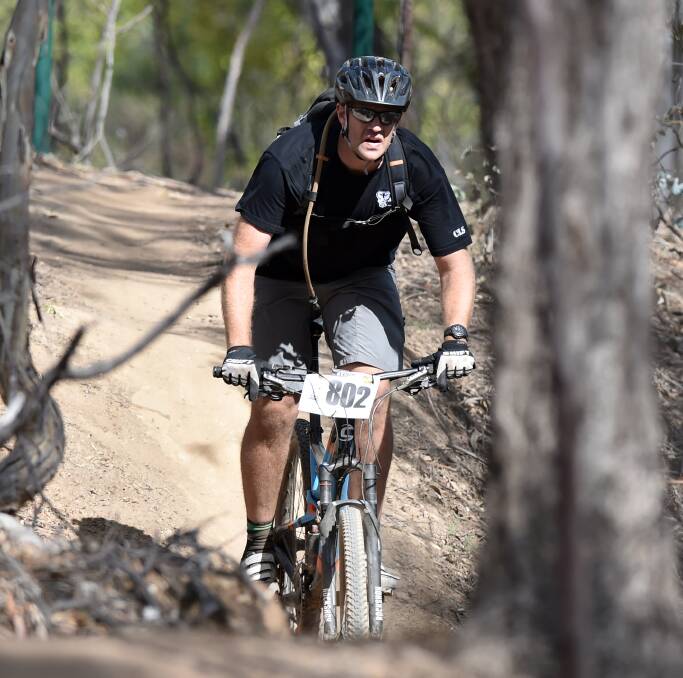 HARD YAKKA: Action from last year's Golden Triangle Epic run by the Bendigo Mountain Bike Club. The 2017 Golden Triangle Epic will be held on Saturday in Spring Gully. Picture: GLENN DANIELS