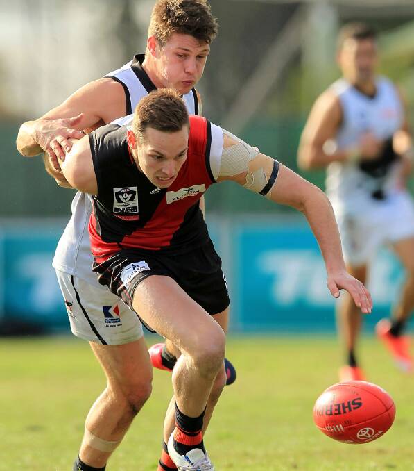 James Ferry in action for Essendon's VFL team. Picture: GETTY IMAGES