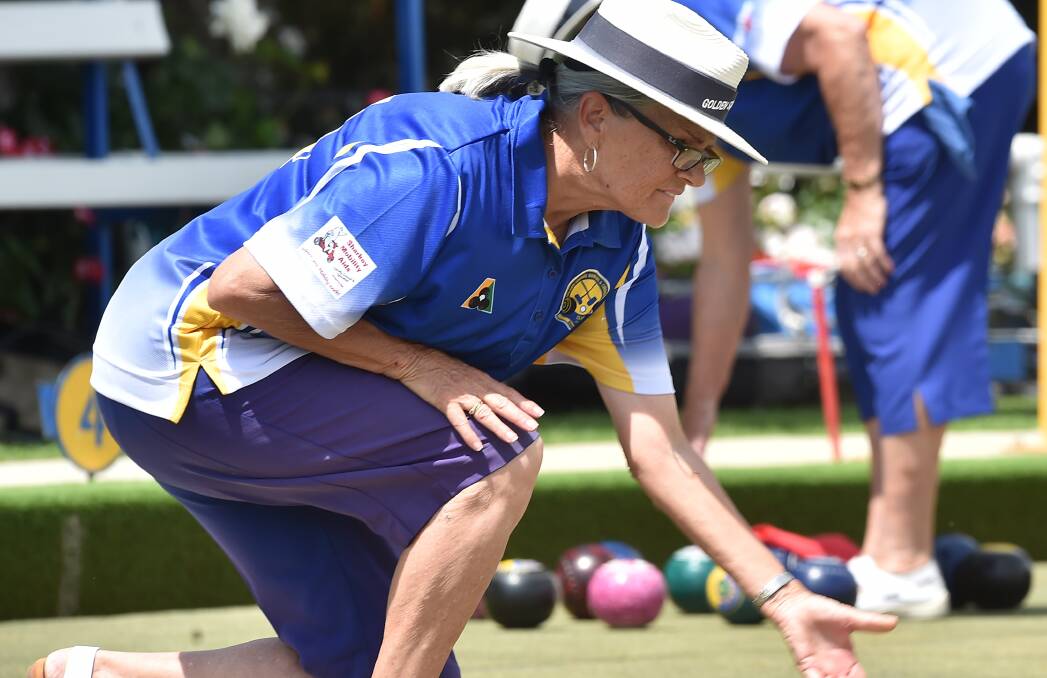 BIG CHALLENGE AWAITS: Golden Square's Julie Ross. Square faces the might of Bendigo East in Monday's BBD midweek pennant grand final rematch at East.