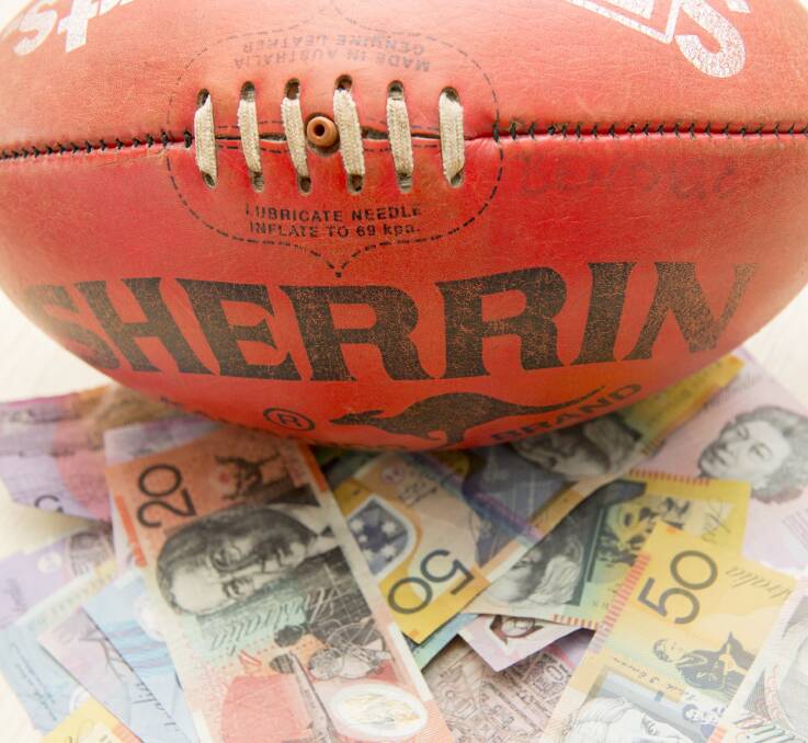 CHANGING LANDSCAPE: A salary cap will be introduced by AFL Victoria next year as part of its Community Club Sustainability Program. The AFLCV region caps will range from $120,000 to $160,000. Picture: DARREN HOWE