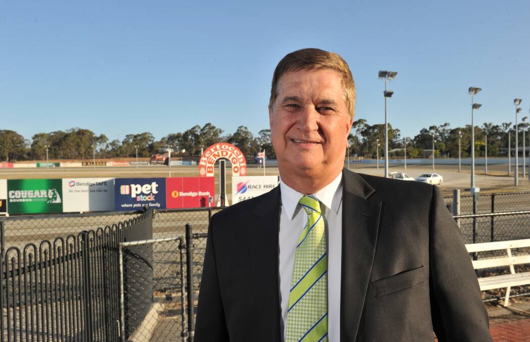 REWARD FOR SERVICE: Dennis Bice has received life membership of the Bendigo Harness Racing Club. Picture: NONI HYETT