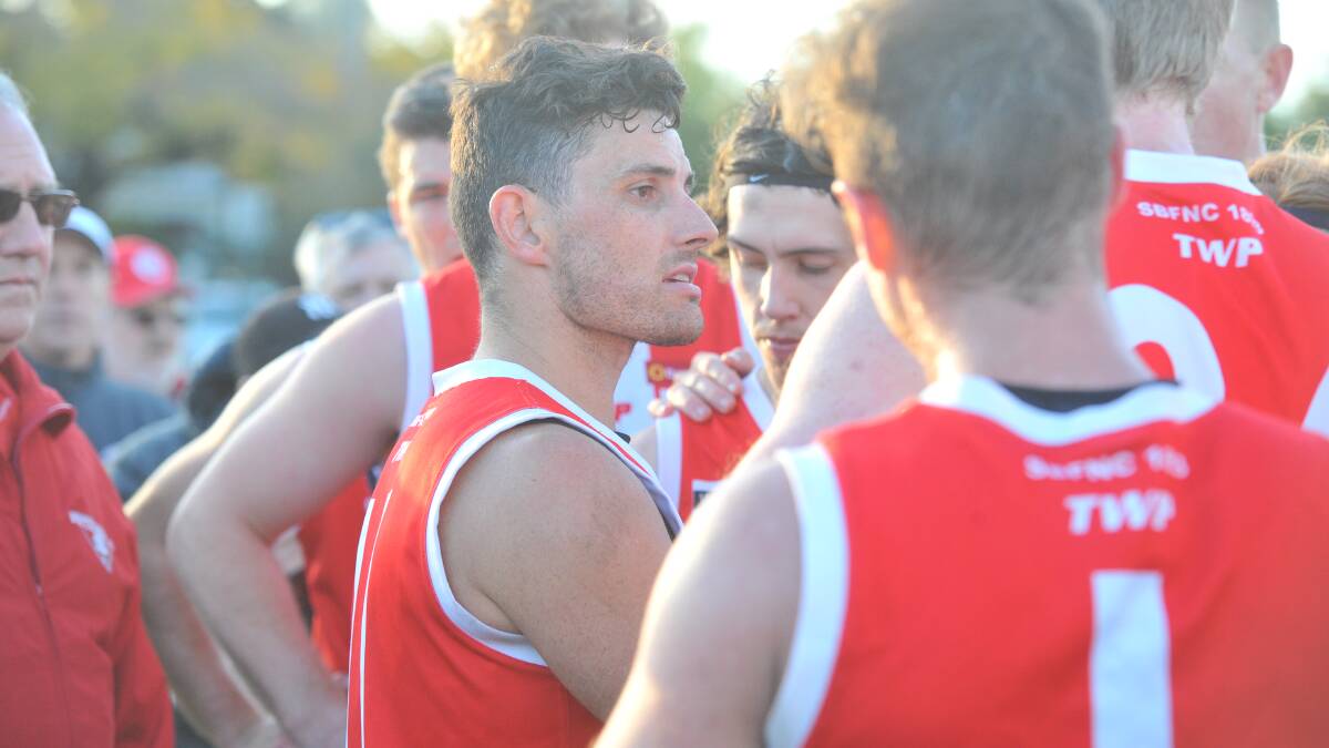 HAWKS' TIP: South Bendigo coach Brady Childs is one of the coaches who fancies Eaglehawk in the BFNL grand final on Saturday.