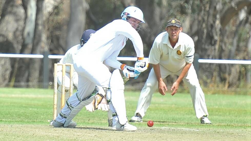 FINE GAME: Strathdale-Maristians' Cameron Taylor made 64 with the bat and followed up with 4-61 with the ball in the Suns' 75-run win over Bendigo.
