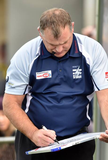 EXPERIENCED: Darryl Wilson has coached Strathfieldsaye in 117 games since 2011, including to back-to-back premierships in 2014 and 2015.