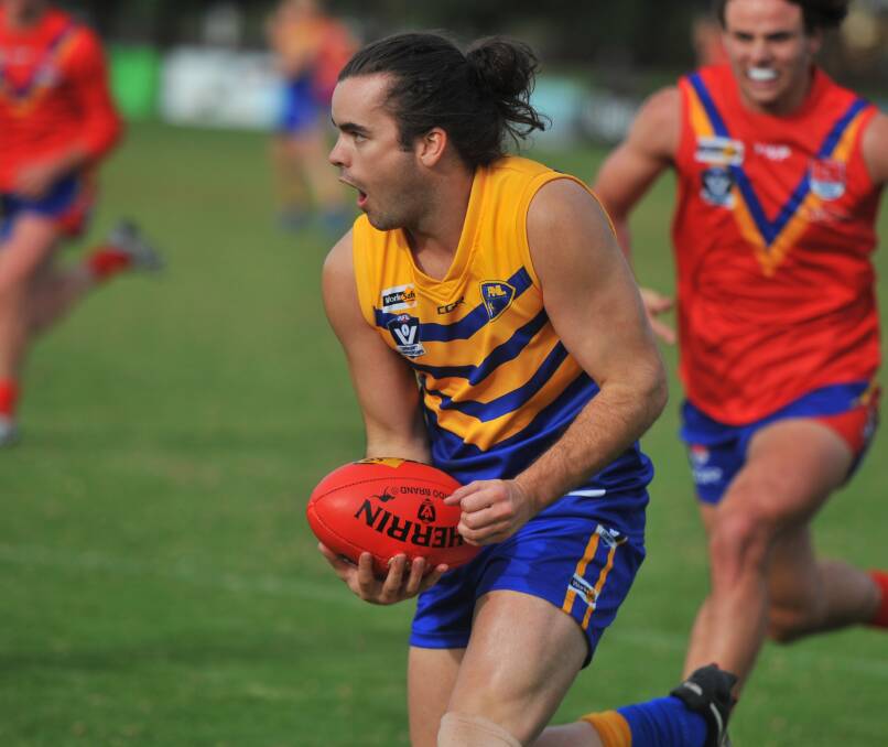LEADER: Braidy Dickens captained Heathcote District for the first time in Saturday's match at Ocean Grove.