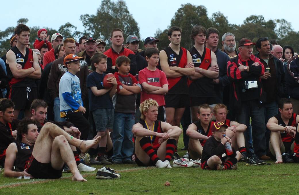 DISAPPOINTMENT: White Hills lost to Mount Pleasant in the last grand final it played in 2005. The Demons have played another 199 games since.