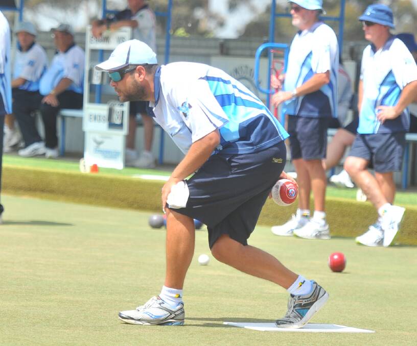 TEAM TO BEAT: Eaglehawk skipper Simon Carter. The Hawks have reached the halfway mark of the season undefeated and already accumulated 109 of a possible 126 points.