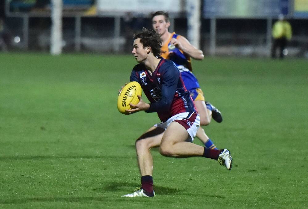 IMPRESSIVE START: The lively Joel Wharton has been named Sandhurst's best player in its past two wins. Picture: ADAM BOURKE