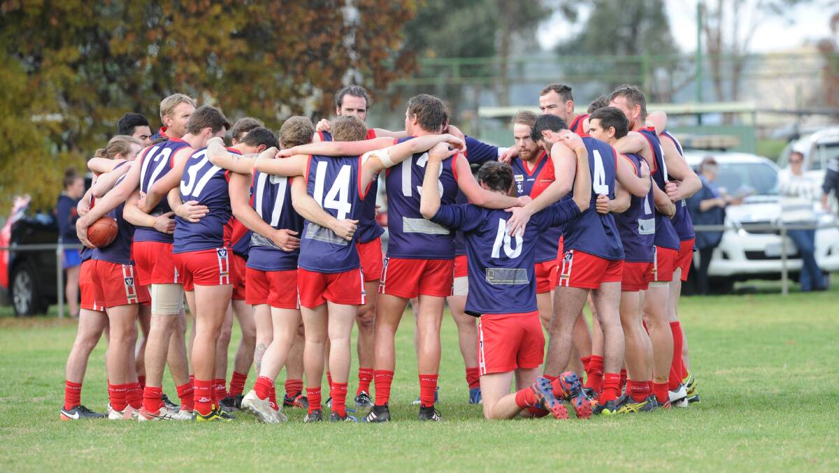 TEAM TO BEAT: Calivil United has reached the halfway mark of the Loddon Valley league season undefeated. The Demons are chasing their first premiership since 2008.