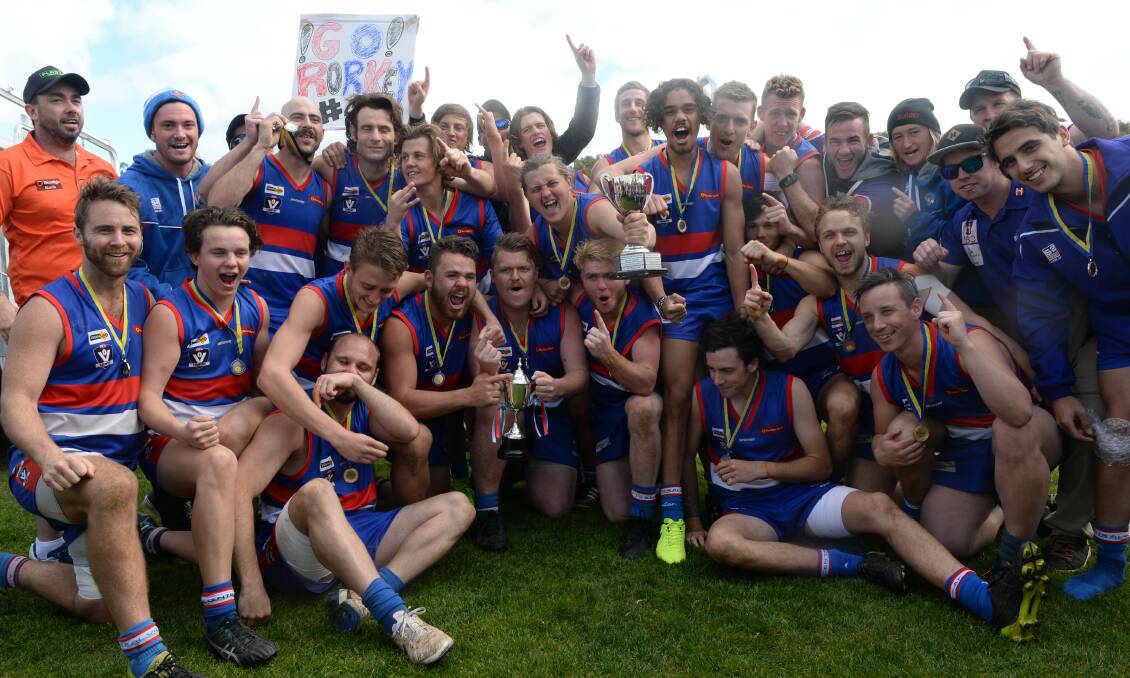 BULLDOGS BARK: North Bendigo won its first reserves premiership since 2002 with its 24-point win over White Hills at Huntly on Saturday. Picture: DARREN HOWE
