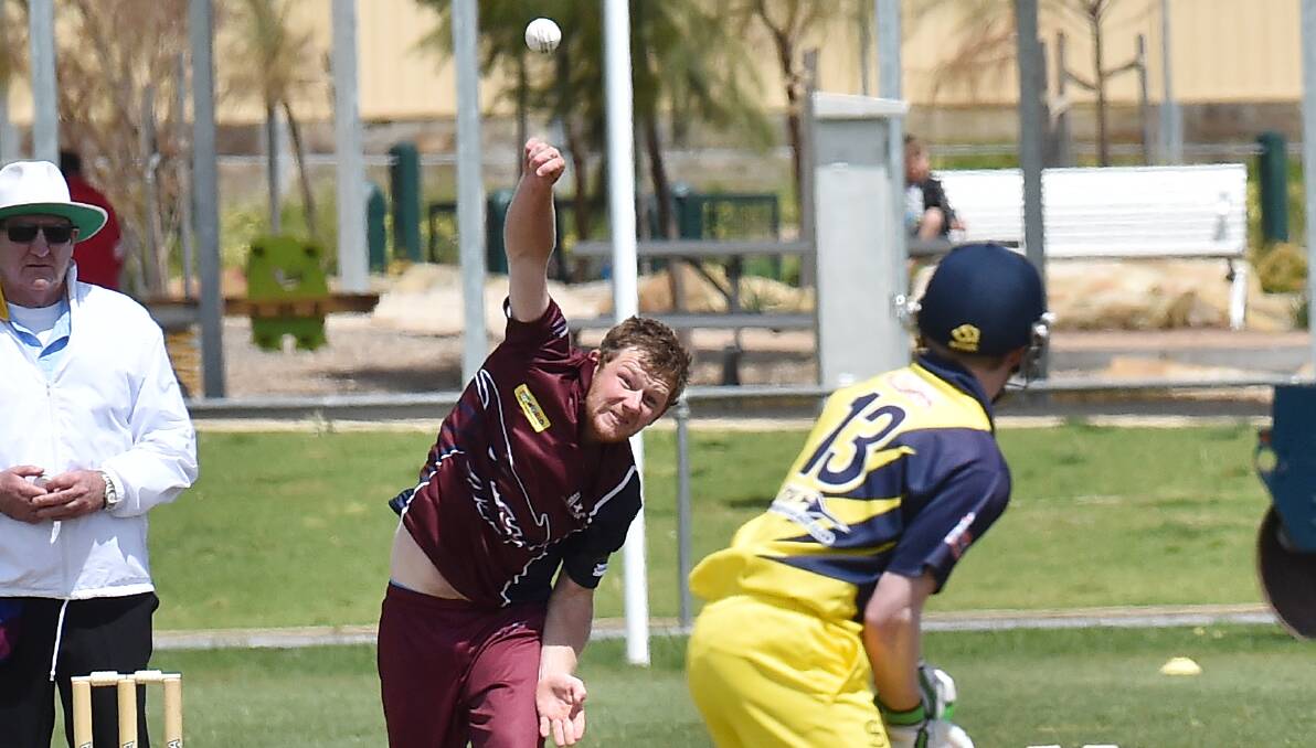 ALL-ROUNDER: Taylor Beard made 46 with the bat for Sandhurst last week. Now he gets his turn with the ball on Saturday against Kangaroo Flat.