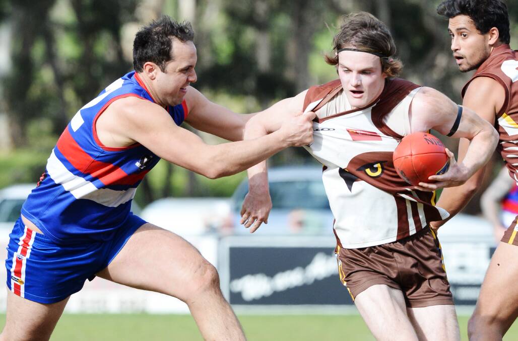 BOUNCE BACK: Huntly beat North Bendigo by nine points in last year's HDFL qualifying final. A week earlier the Bulldogs had smashed the Hawks by 124 points.
