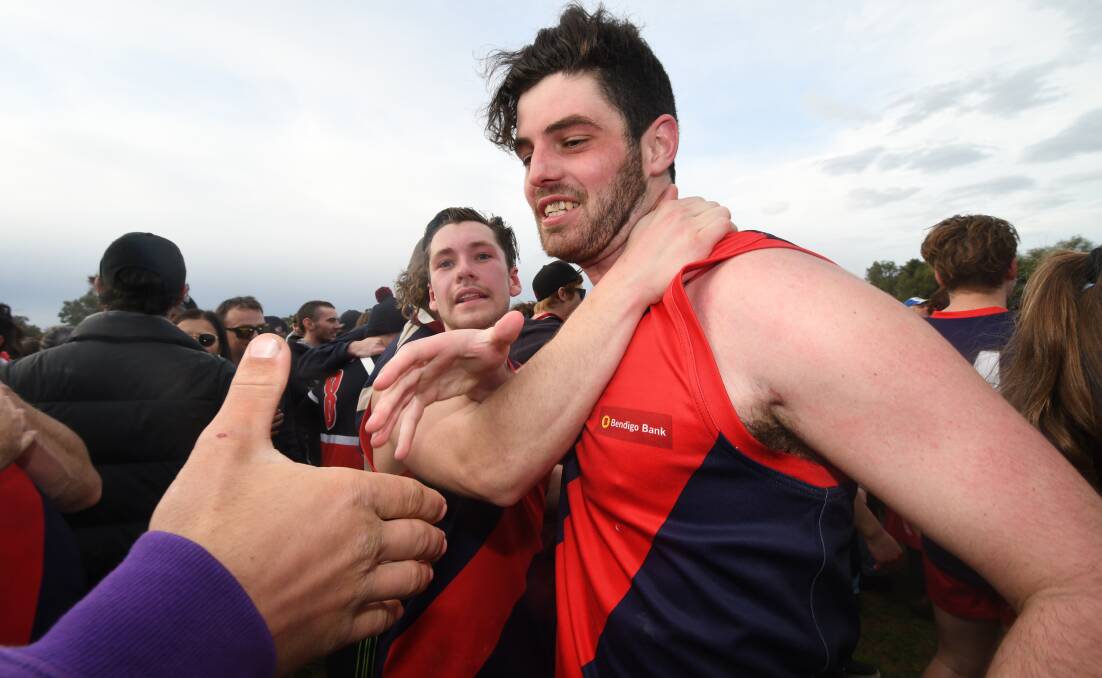 STANDOUT: Calivil United's Luke Marchesi won the best on ground medal. Picture: NONI HYETT
