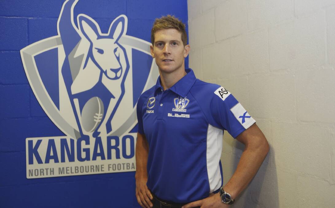 FRESH START: Nick Dal Santo after joining North Melbourne as a free agent from St Kilda  in October of 2013. Picture: GETTY IMAGES