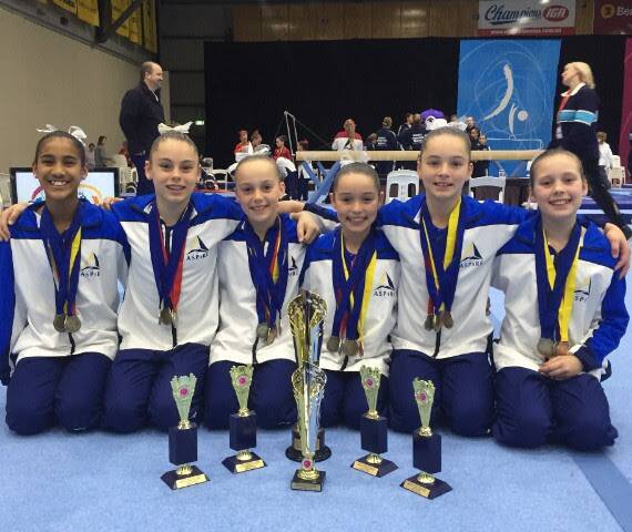 SKILFUL: Delta Brisbane was crowned winners of the Women's Artistic Gymnastics at the National Clubs Carnival. Picture: CONTRIBUTED