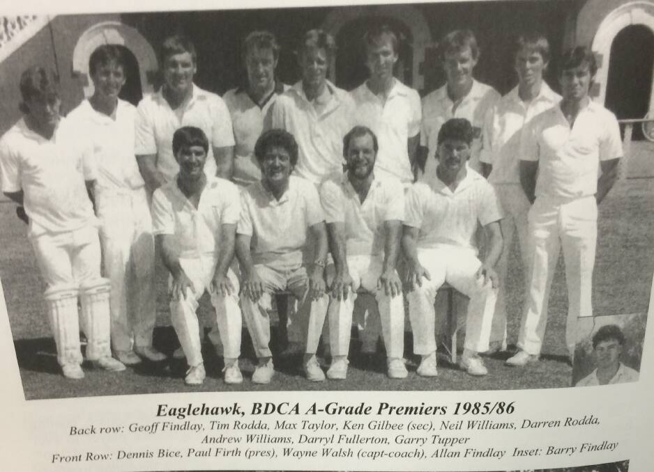 Eaglehawk's 1985-86 premiership team.