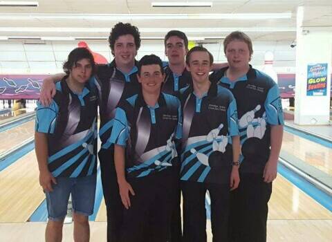 The Bendigo boys team that finished fourth in the Emerson Shield junior ten-pin bowling tournament in Morwell. Picture: CONTRIBUTED