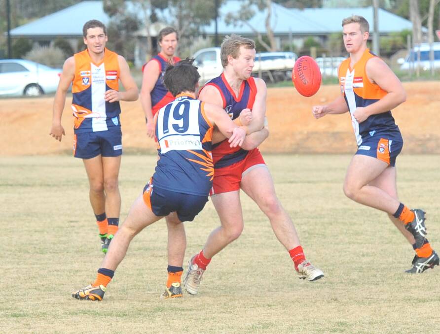 ONE-SIDED: Calivil United was far too strong for Maiden Gully YCW Eagles on Saturday, winning by 106 points to remain undefeated. Picture: ADAM BOURKE