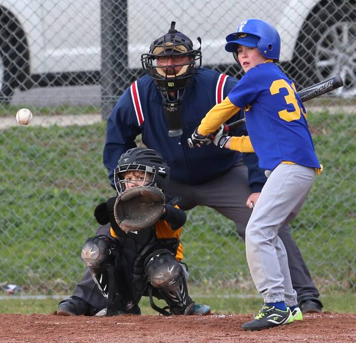 BATTER-UP: Action from last year's Under-12 State Winter Baseball Championships. The championships are returning to Albert Roy Reserve this weekend where 21 games will be played.