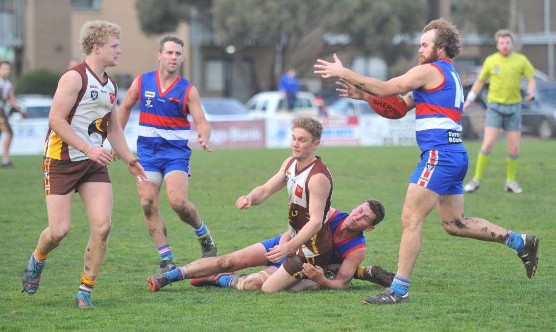 READY FOR BATTLE: Huntly and North Bendigo will clash in Saturday's Heathcote District preliminary final at Elmore. The winner will take on Leitchville-Gunbower in the grand final next week. Picture: LUKE WEST