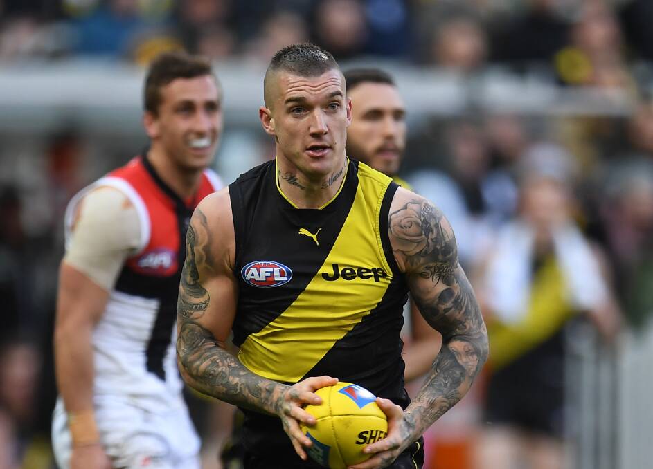 Dustin Martin has re-signed with Richmond. Picture: AAP