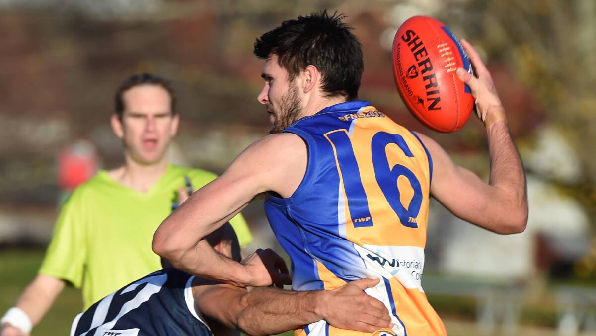 EXPERIENCED: Defender Jon Coe will play his fourth inter-league game for Bendigo in Saturday's 9 v 10 clash against Ballarat at the QEO. Picture: BALLARAT COURIER