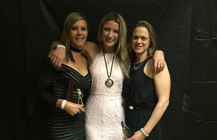 Michelle Fletcher, Stephanie Penning and Rachel Marshall. Picture: KYNETON FACEBOOK PAGE