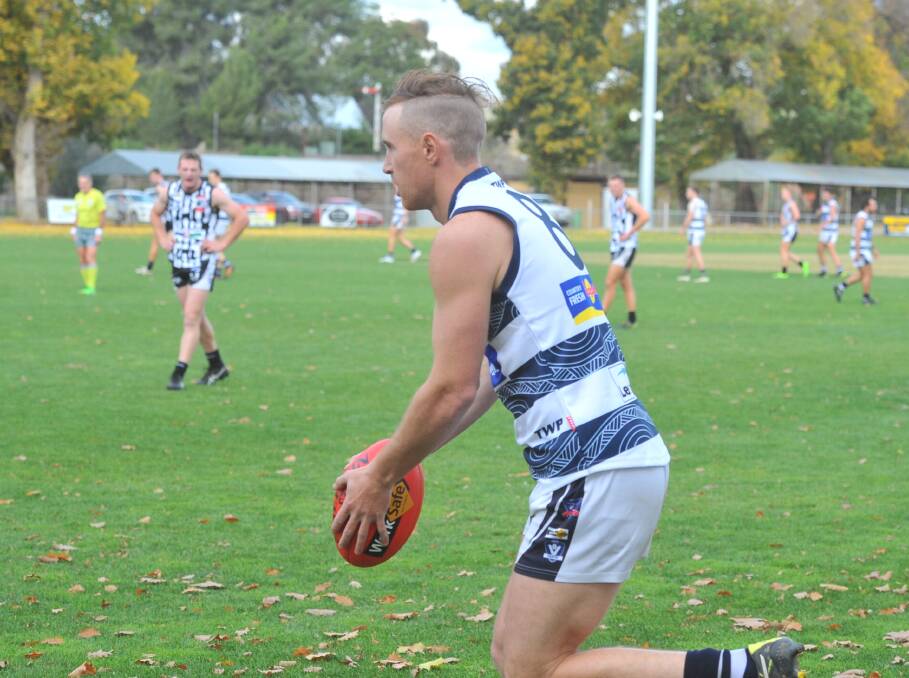 Strathfieldsaye's Lachlan Sharp has kicked the most goals in the AFLCV region so far this year with 46.