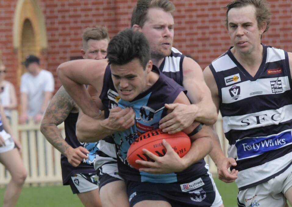POSSIBLE CHANGE LOOMING: Action from this year's BFNL reserves grand final between Strathfieldsaye and Eaglehawk. The 22-a-side in the reserves competition is being reviewed, with feedback being sought from clubs.