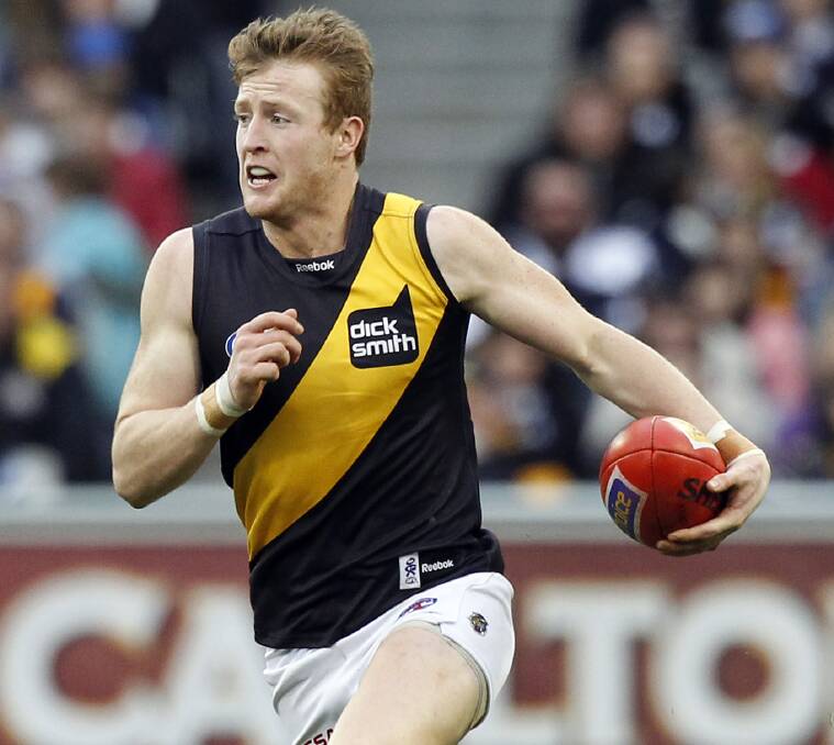 ELITE LEVEL: Daniel Connors in 2010 during his days at Richmond. Picture: FAIRFAX MEDIA
