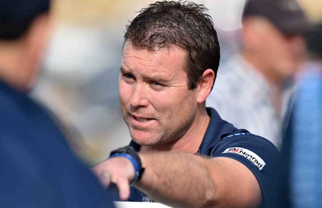 RECOGNISED: Outgoing Eaglehawk coach Luke Monaghan has been named the region's senior coach of the year. 