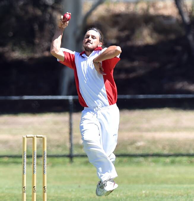 ON THE SPOT: Mandurang's Clinton Botham has taken six wickets in the Emu Valley Cricket Association season so far. The Rangas take on Maiden Gully this weekend in round six. Picture: GLENN DANIELS