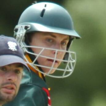 A young Russell De Groot representing the Tasmanian under-19 team. Picture: LAUNCESTON EXAMINER