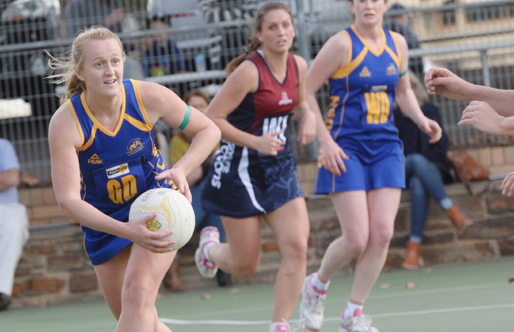 BIG DAY AHEAD: Golden Square A-grade netball star Meg Gilbert. The A-grade will be one of six teams the Bulldogs have playing on BFNL grand final day on Saturday.