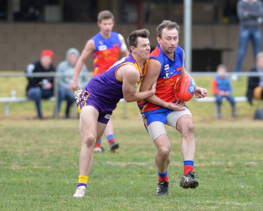 Marong defeated Bears Lagoon-Serpentine by 16 points on Saturday. Picture: GLENN DANIELS
