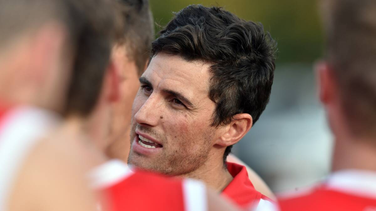 RARING TO RETURN: South Bendigo coach Brady Childs will be back on the field this season after a knee injury.