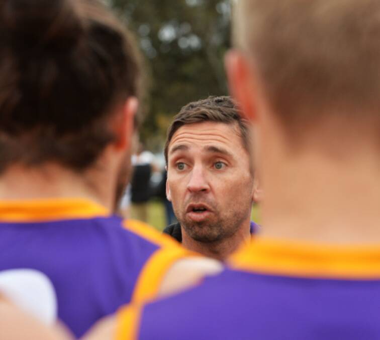 BIG JOB AT HAND: Bears Lagoon-Serpentine coach Mick Ring will lead the Bears into battle against Mitamo in the preliminary final on Saturday. Picture: BRENDAN McCARTHY