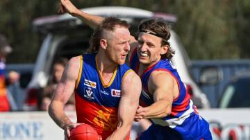 Tough midfielder Ben Gregg has been in Marong's best players in both the Panthers' wins to start their LVFNL premiership defence. Picture by Darren Howe