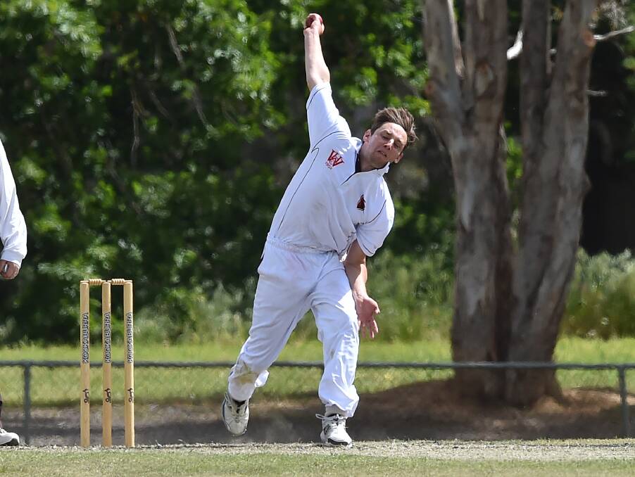 WELL BOWLED: White Hills' Rhys Irwin contributed 80 points to Ozzie's Outlaws with his four wickets against Bendigo United.
