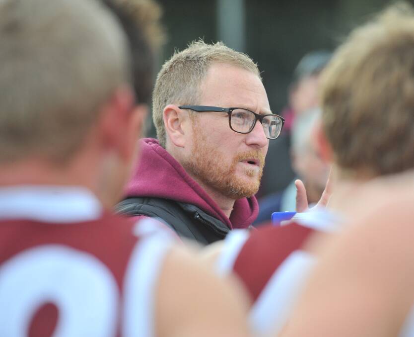 EXPERIENCED: Newbridge coach Matt Dillon. A win in the preliminary final on Saturday would give the Maroons a shot at claiming their first flag since 2000.