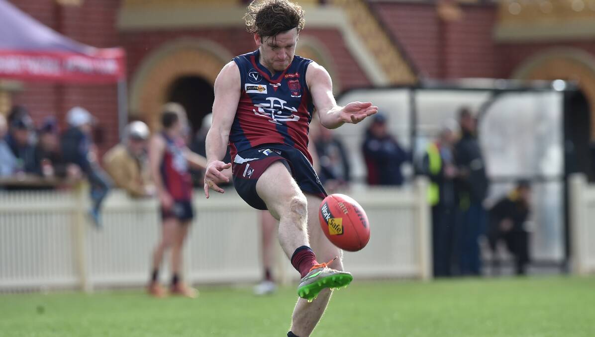 HOME-GROWN PLAYER: Nick Stagg was one of 15 one-point players who played Sandhurst's BFNL premiership team in September.