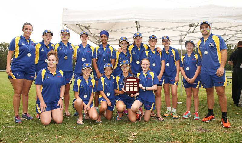 The successful Northern Rivers under-14 female team.