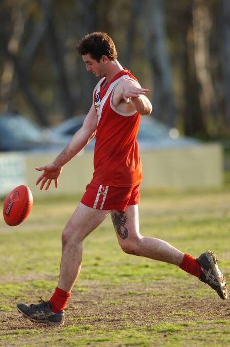 Ryan Hayes kicked 26 goals for Elmore against Huntly in a 2007 game.