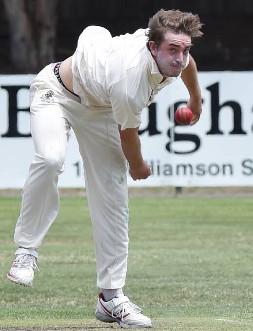 KEY RECRUIT: Clayton Holmes has been a welcome addition to Bendigo United's side this season. Holmes has made 316 runs and taken nine wickets.