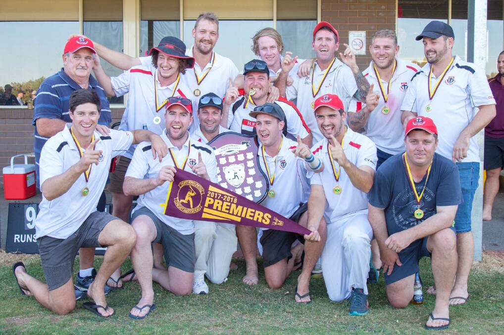 HEATHCOTE HEROES: The Heathcote side that defeated Bagshot by three wickets in the grand final on Saturday. Picture: PAUL LAURSEN