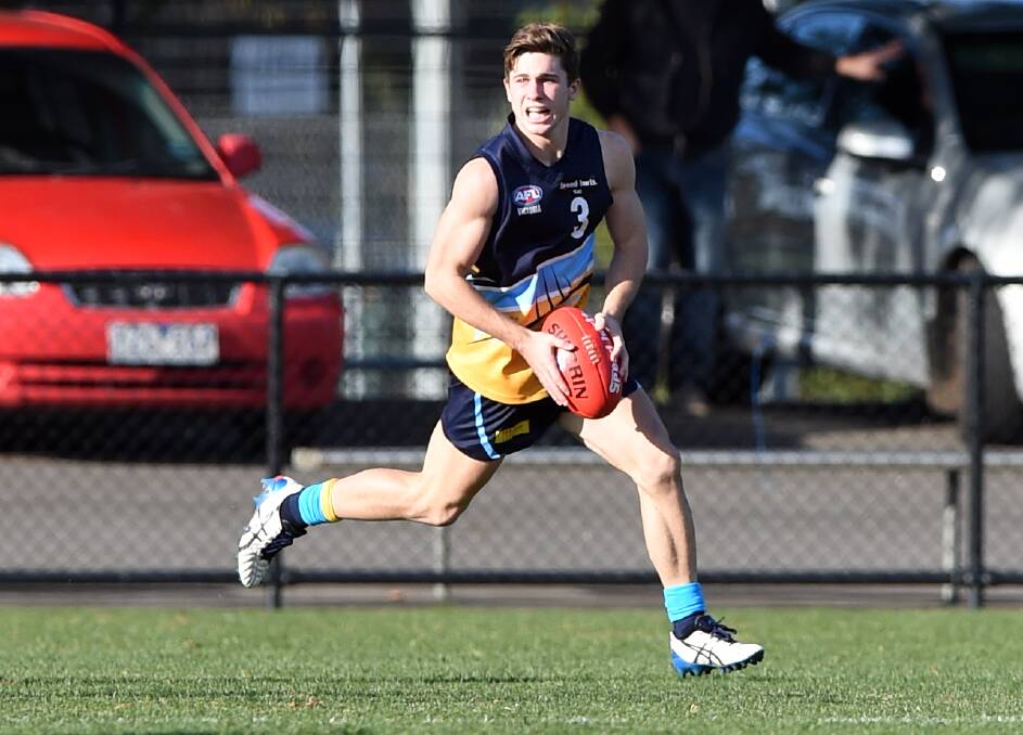 Bailey Edwards was best for the Bendigo Pioneers on Saturday.